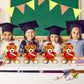 Sotiff 2 Pcs Graduation Bear Plush Stuffed Toy Bear Graduation Gifts Doll Stuffed with Grad Cap for Preschool Kindergarten Colle
