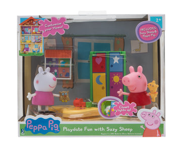 Peppa Pig Little Rooms Playdate Fun Playset
