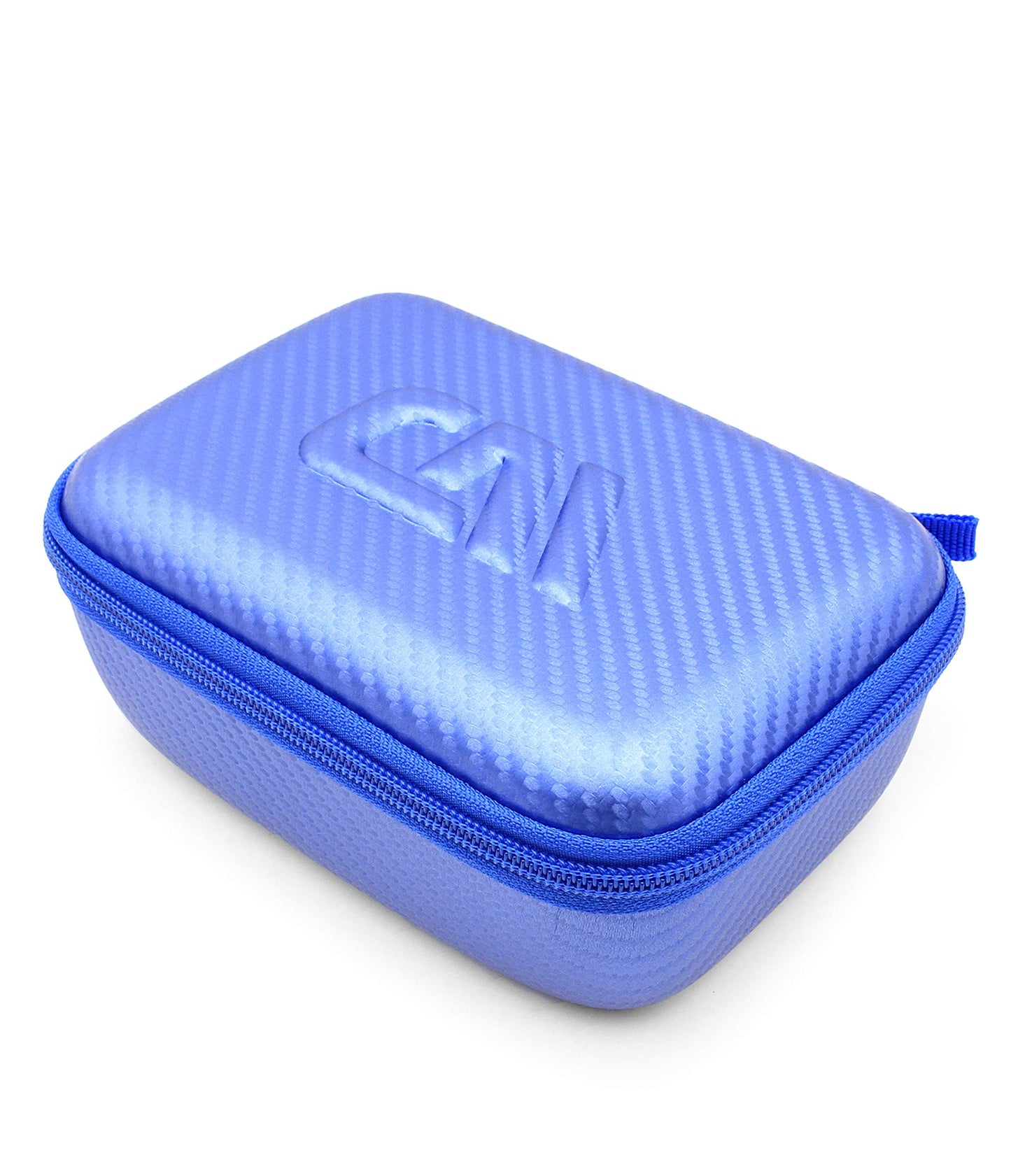 CASEMATIX Blue Travel Case for Hair Jewel Kits and Nail Glam Accessories - CASE ONLY for Diamond Applicator Set and Hair Gems