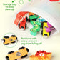 Vanmor Wooden Dinosaur Train Set For Toddlers - Magnetic Dinosaur Toys And Number Train, Perfect For Toddler Activities, Birthdays, And Educational Gifts For Boys Aged 3-5