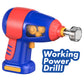 Educational Insights Design & Drill ABCs & 123s Construction Toy Set, Real Electric Drill, Multi-color, Medium, Model 4113, Ages 3+