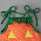 Beqeuewll Halloween Baby Costumes Boy Girl Pumpkin Outfits Sleeveless Bubble Romper Strap Bodysuit Toddler Cosplay Clothes(Strap