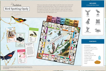 Masterpieces Opoly Board Games - Audubon Opoly - Officially Licensed Board Games For Adults, Kids, & Family