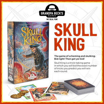 Grandpa Becks Games Skull King - The Ultimate Pirate Trick Taking Card Game | Fun Strategy Game for Friends, Family, Game Night