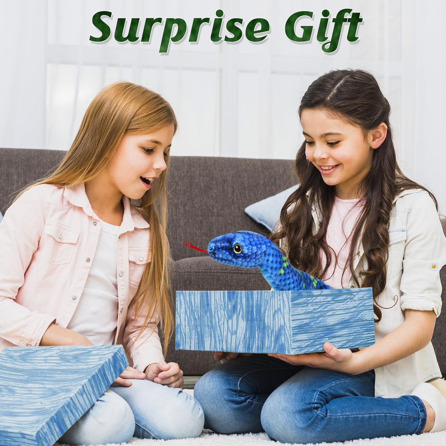 Mgztthw Snake Plush, Stuffed Snake Animal, 71 In Large Toy Snakes For Kids, Giant Stuffed Animals Snake, Lifelike Plush Snake Fo