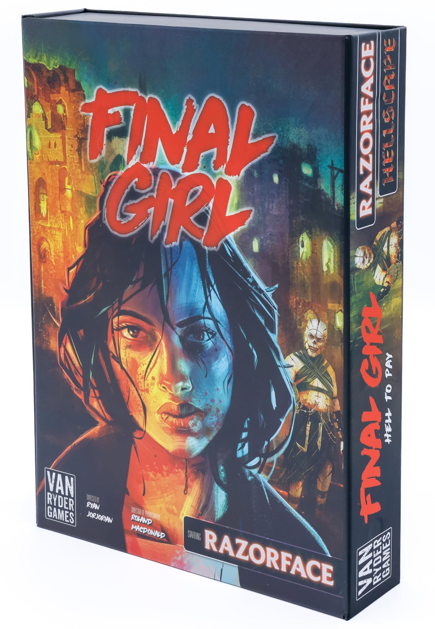 Van Ryder Games - Horror Board Game - Final Girl - Hell to Pay - Feature Film Box - Core Box Required - 1 Player - 20-60 Minutes