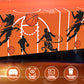 Lianxuia 3 Pcs Basketball Tablecloth, 51 X 86 Inch Basketball Plastic Table Cover, Basketball Party Decorations, Suitable For Bo