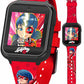 Miraculous Kids Interactive Smartwatch – Touchscreen Watch 10 Changeable Faces, Step Counter, Games, Selfie Cam, Alarm & Timer, Durable Silicone Straps – Fits Wrists 5.5'-8.0'