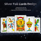 CDBXRA Spanish Playing Cards - Luxury Silver Foil, Waterproof PVC - Original Briscas Deck for Puerto Rico & Mexico (1 Pack)