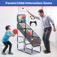 Kids Basketball Hoop Arcade Game W/Electronic Scoreboard Cheer Sound, Basketball Hoop Indoor Outdoor W/4 Balls, Basketball Game Toys Gifts For Kids 3-6 5-7 8-12 Toddlers Boys Girls