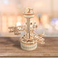 ROKR Wooden Music Box Puzzle, DIY Airplane Tower, 1 Set, Desk Decor for Adults & Teens, Non-Toxic, Hand-Eye Coordination, Gift f