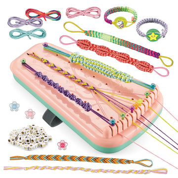 Yolscue Friendship Bracelet Making Kit for Girls,Bracelet Kit Toys,Arts and Crafts for Kids Age 7-12,Best Birthday Gifts Ideas f