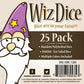 Wiz Dice Bulk Random Polyhedral Dice (D10(00) - 25 Pack) - Polyhedral Role Playing Dice in Unique Colors - DND Accessories for T