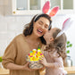 The Dreidel Company Happy Easter Rubber Duck Toy Bunny Rabbit Duckies for Kids Easter Eggs, Bath Birthday Gifts Baby Showers Sum