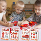 24Pcs Firetruck Goodie Bags Fire Truck Birthday Party Supplies Firefighter Party Supplies Firetruck Birthday Decorations Fire Tr