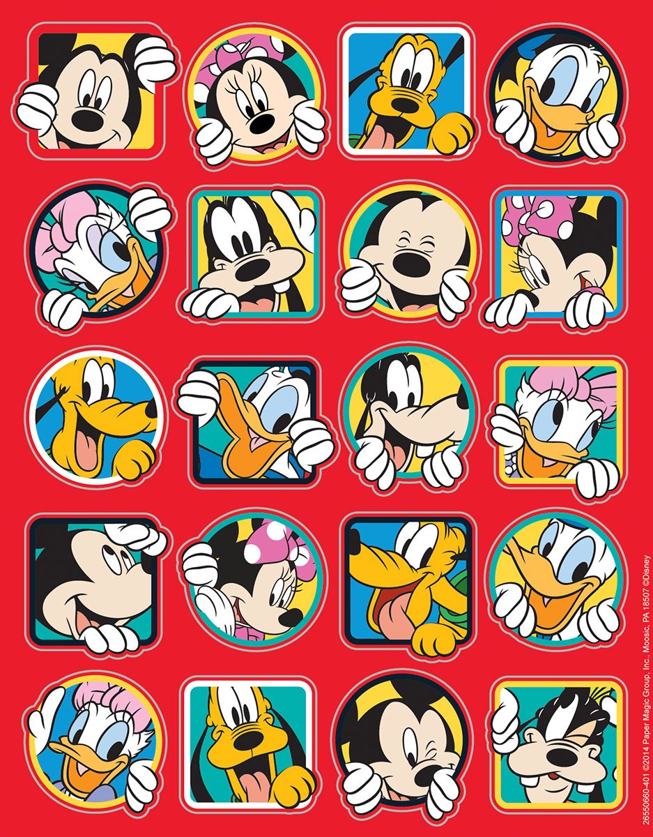 Eureka Mickey Out to Play Stickers, Theme (655066)