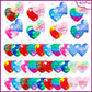 Proundlion Valentines Day Gifts For Kids,40 Pcs Mini Pop Keychains Fidget Toys With 40 Pcs Valentines Gift Cards ,Party Favors,