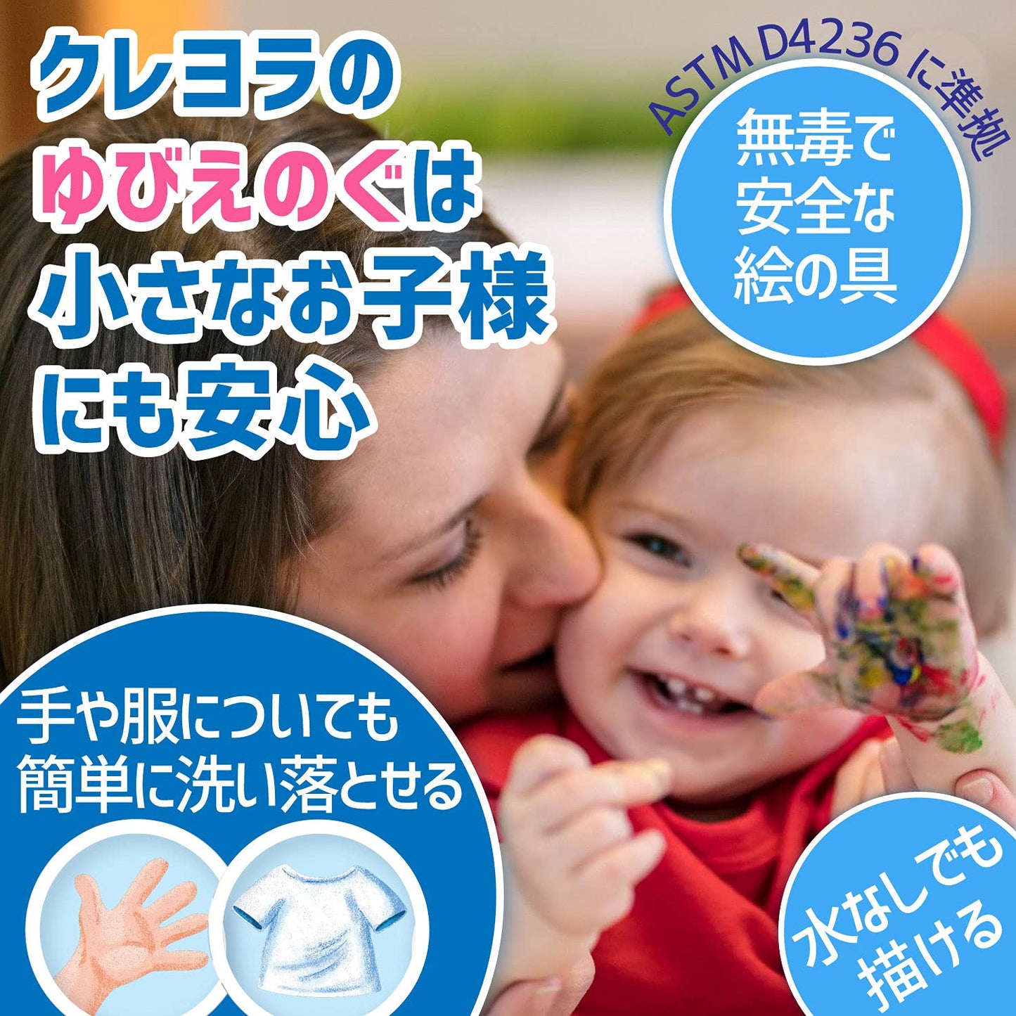 Crayola Washable Finger Paint Set, Toddler Paint Kit, 4 Tubes Of Paint, 10 Sheets Of Paper, Gift