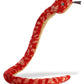 Aurora Playful Snake Red Corn Stuffed Animal - Eye-Catching Designs - Versatile Fun - Red 50 Inches
