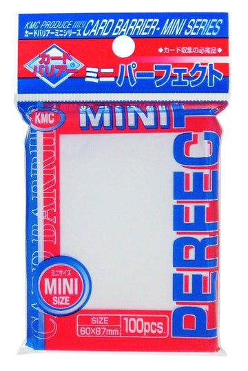 Perfect Barrier Mini Card Sleeves (100 Sleeves), 60Mm X 87Mm