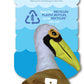 Spunky Pup Clean Earth Plush Pelican | Made From 100% Recycled Water Bottles | Small