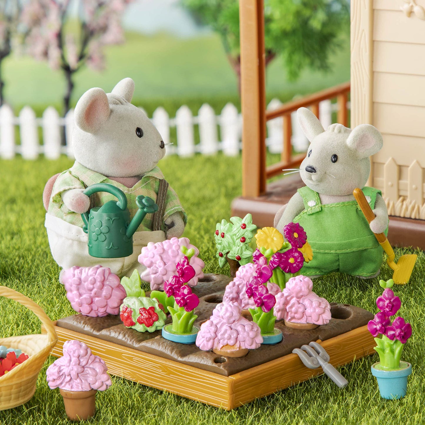 Li'l Woodzeez Garden Playset - 31 Pcs Pretend Play Gardening Tools & Accessories for Kids - Multicolor - Model 6166Z