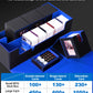 Zlca Mtg Deck Storage Box 5 In 1, Deck Case With 4 Pcs Small Commander Card Box, Large Card Case For Tcg Magic Sports Game(Black