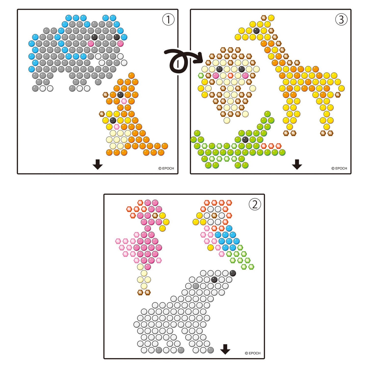 AquaBeads Zoo Life Theme Refill Set
