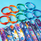 Dmight Space Party Favors, 30 Pcs Outer Space Themed Birthday Decorations, 10 Silicone Bracelet, 20 Slap Bracelet For Astronaut