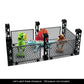 Safety Guardrail,Closed Cage Building Blocks Set,Compatible with Lego Jurassic World t rex ,Halloween Jail,WW2 Military and More