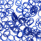 Rainbow Loom Navy Blue Jelly Rubber Bands Refill + C-clips
