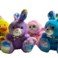 Personalized - Small Easter Plush - Big Foot Pink Lamb Yellow Duck Blue Bunny Purple Bunny - Stuffed Toy - Gift For Girl Boy