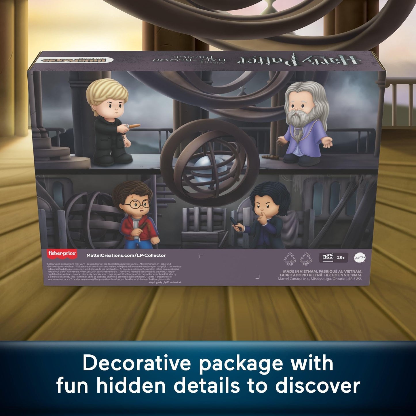 Little People Collector Harry Potter and The Half-Blood Prince Special Edition Set for Adults & Fans, 4 Figures in a Display Box