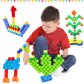 CAPT.GOOSE 300 Pcs Kids Building Blocks with Storage Bag - Interlocking, Colorful Stem Toys for 3+ Year Old - Connects Building