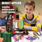 Locyfens 3D Printed Dragon Eggs With Dragon Inside, Rainbow Articulated 3D Dragon Toys With 3D Dragon Eggs, Crystal Dragon Red Y