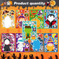 27 Sheets Halloween Make A Face Stickers Make Your Own Halloween Character Mix And Match Stickers Sheets Vampires Witches Mummie