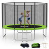 Skok Kids Trampoline 12Ft Trampolines With Enclosure Net, 400Lbs Outdoor Trampolines For Kids -Astm Approved Trampoline For Chil