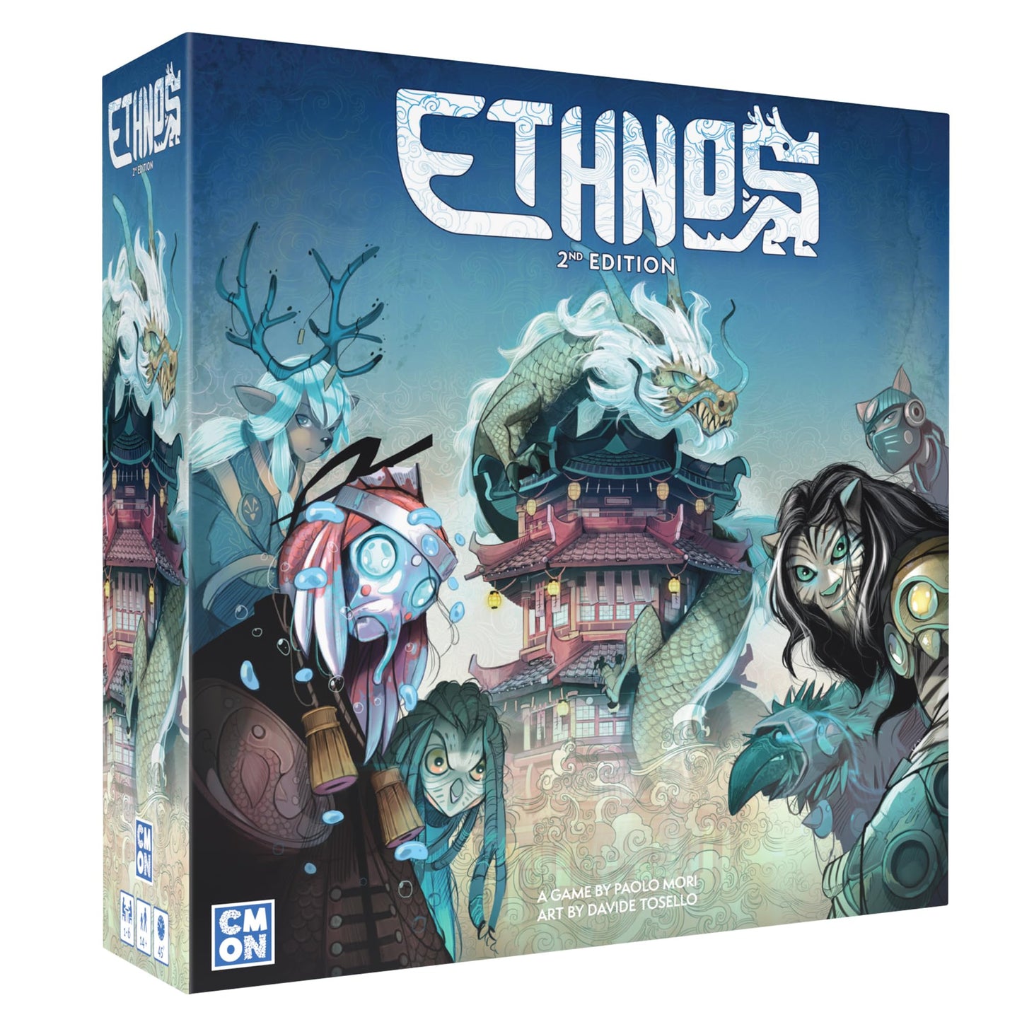 Ethnos Board Game (2nd Edition) - Command Powerful Clans! Area Control Strategy Game for Kids & Adults, Includes Solo Mode, Ages