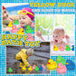 Zubebe Rubber Ducks Bath Toy Multicolor Mini Rubber Duck Bulk Float Duck Bath Toy Baby Shower Birthday Party Favors Gift(100 Pcs