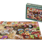 Vermont Christmas Company Kittens in The Kitchen Jigsaw Puzzle 100 Piece  Large Pieces Perfect for Kids and Seniors