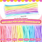 HOIRIX 300Pcs Pipe Cleaners Chenille Stem,Pipe Cleaner Crafts,Craft Supplies Bulk for DIY Arts Crafts Project,7Colors (Macaron)