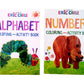 Best Bargins World of ERIC Carle Numbers & Alphabet Coloring Activity Books Set Bundle