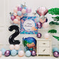 Smlpuame 40 Inch Number Balloon 0-9 Black Large Number 2 Balloons,Digital Balloons For Birthday Party Celebration Decorations Su