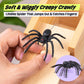 Funfamz Mini Spider Prank Box - Surprise Wooden Gag Gift, Perfect For Birthday, April Fools Day, Harmless Joke With Rubber Spider, Startling & Reusable Prank Kit