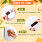 Thanksgiving Coloring Arts Crafts Kits - 30Pcs Fall Color Your Own Magnets for Kids Turkey Pumpkin Blank DIY Coloring Magnets fo