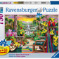 Ravensburger Tropical Retreat - 750 Piece Large Format Jigsaw Puzzle | Softclick Technology Vibrant, Glare-Free, And Age-Appropr