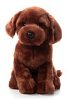The Petting Zoo Chocolate Lab Plush Toy 12" - Brown Medium Stuffed Animal for Kids, Model 722410, Polyester