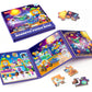 Synarry Magnetic Puzzles For Toddlers 3-5, Space Planets Solar System Puzzles For Toddlers 2-4, Travel Puzzles For Kids Ages 4-6 Car Airplane Road Trip Activities Games Gifts Toys For 3 4 5 6 Year Old