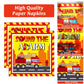 100 Pcs Firetruck Birthday Party Decorations Fireman Plates And Napkins For Firefighter Party Supplies Fire Truck Birthday Theme