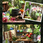 Foyucool DIY Miniature House Kit  Dollhouse Kit with Furnitures  1:24 Mini House Making Kit for for mature-themed to Building  Halloween/Home Decorations/Gifts for Family and Friends  Flower Shop